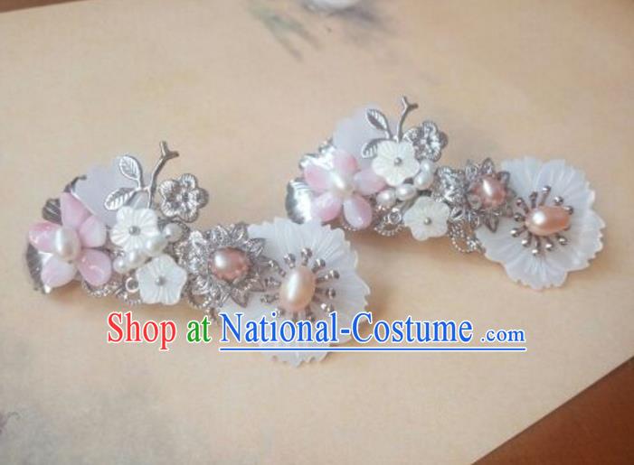 Traditional Handmade Chinese Ancient Classical Hanfu Hair Accessories Palace Lady Hair Claw, Princess Hairpins Hair Stick Headwear for Women