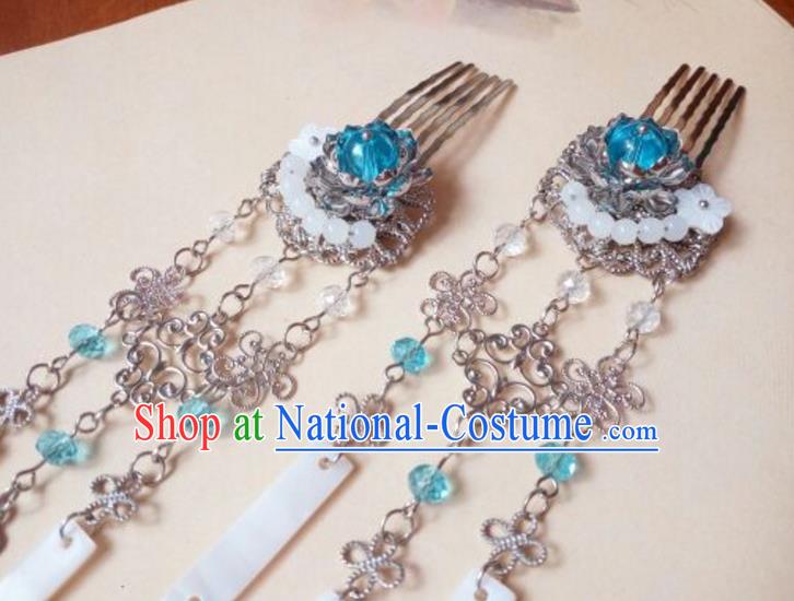 Chinese Ancient Style Hair Jewelry Accessories Xiuhe Suit Hairpins Headwear Headdress Bride Hair Fascinators for Women