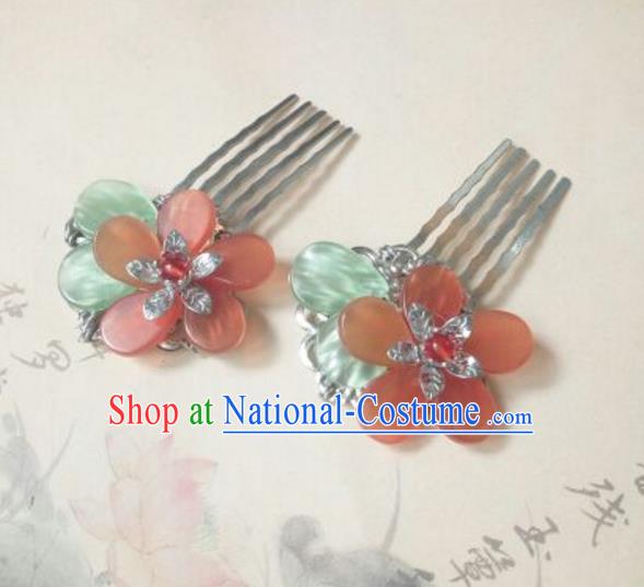 Traditional Handmade Chinese Ancient Classical Hanfu Hair Accessories Hair Comb, Princess Palace Lady Hairpins for Women