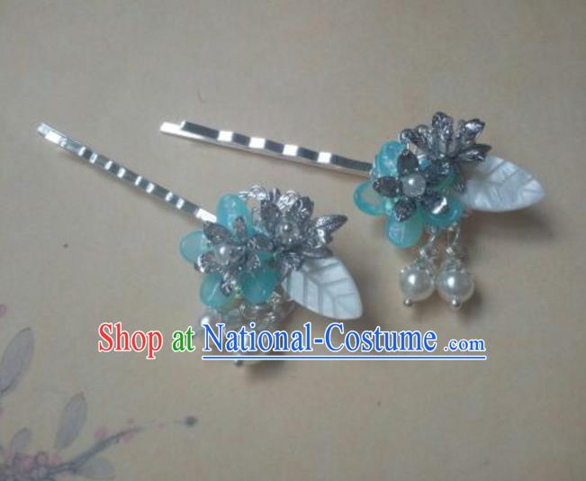 Traditional Handmade Chinese Ancient Classical Hanfu Hair Accessories Hairpins, Princess Headpiece Hair Claw for Women