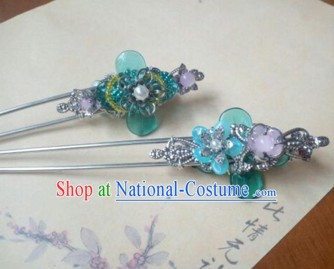 Traditional Handmade Chinese Ancient Classical Hanfu Hair Accessories Hairpins, Princess Headpiece Hair Stick for Women