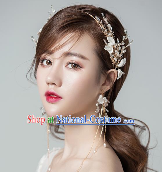 Top Grade Handmade Classical Hair Accessories Baroque Style Princess Crystal Hair Clasp Headwear for Women