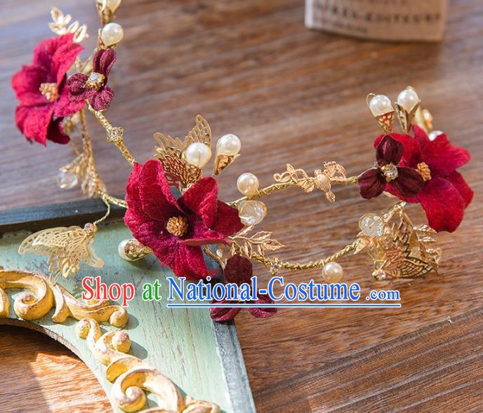 Chinese Hair Jewelry Accessories Hairpins Headwear Headdress Hair Crown for Women