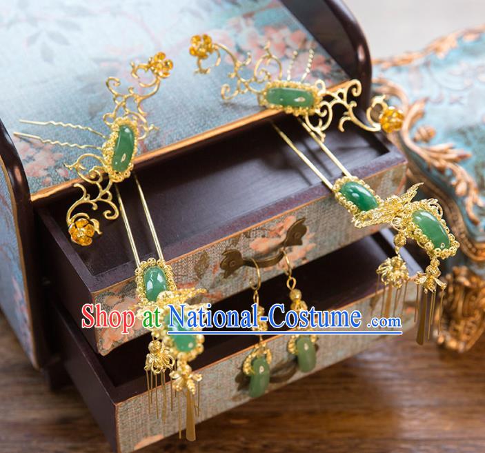 Chinese Hair Jewelry Accessories Hairpins Headwear Headdress Hair Crown for Women