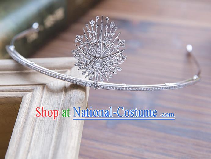 Top Grade Handmade Classical Hair Accessories Baroque Royal Crown, Princess Zircon Hair Clasp for Women