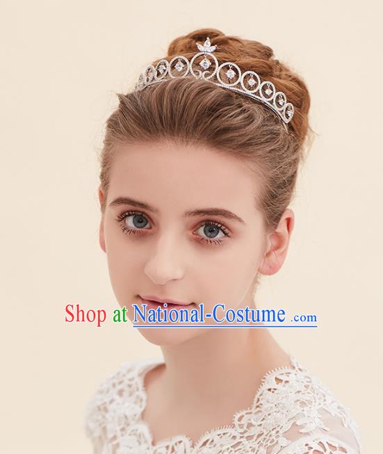 Top Grade Handmade Classical Hair Accessories Baroque Style Princess Crystal Royal Crown Hair Clasp Headwear for Women