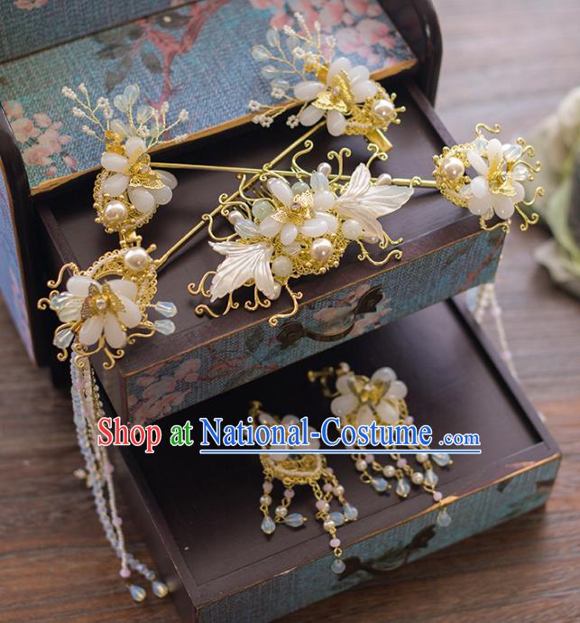 Chinese Hair Jewelry Accessories Hairpins Headwear Headdress Hair Crown for Women