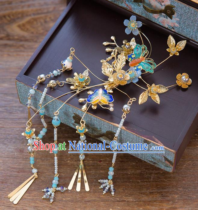 Chinese Hair Jewelry Accessories Hairpins Headwear Headdress Hair Crown for Women