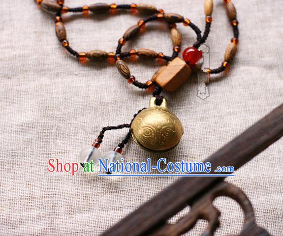 Chinese Handmade Classical Accessories Hanfu Bells Necklace for Women