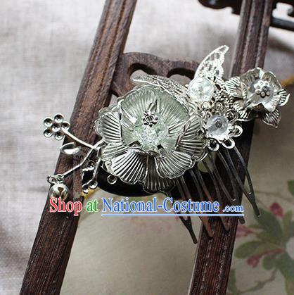 Chinese Handmade Classical Accessories Bride Tassel Hairpin, China Xiuhe Suit Hair Comb for Women