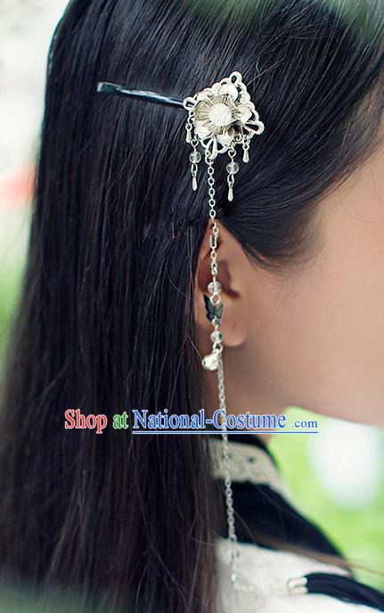 Chinese Handmade Classical Accessories Bride Tassel Hair Claw, China Xiuhe Suit Hair Stick for Women