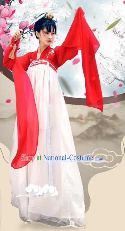 Ancient Chinese Costume hanfu Chinese Style Wedding Dress Tang Dynasty princess Clothing