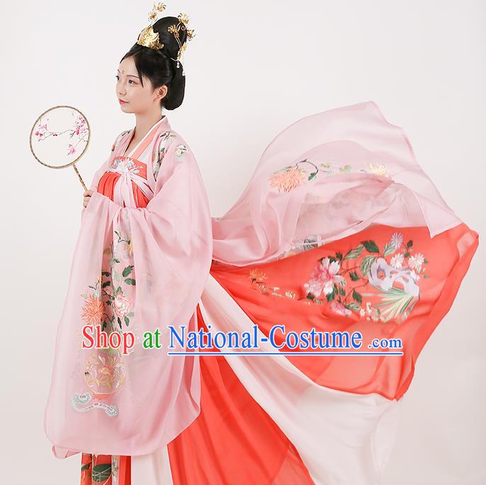 Ancient Chinese Costume hanfu Chinese Wedding Dress Tang Dynasty princess Clothing