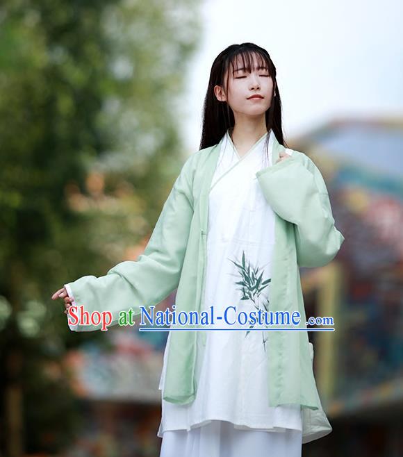 Asian China Ancient Han Dynasty Young Lady Costume Complete Set, Traditional Chinese Princess Hanfu Embroidered Clothing for Women