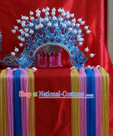 Traditional Chinese Ming Dynasty Imperial Empress Wedding Hats, China Ancient Bride Phoenix Coronet Headwear for Women