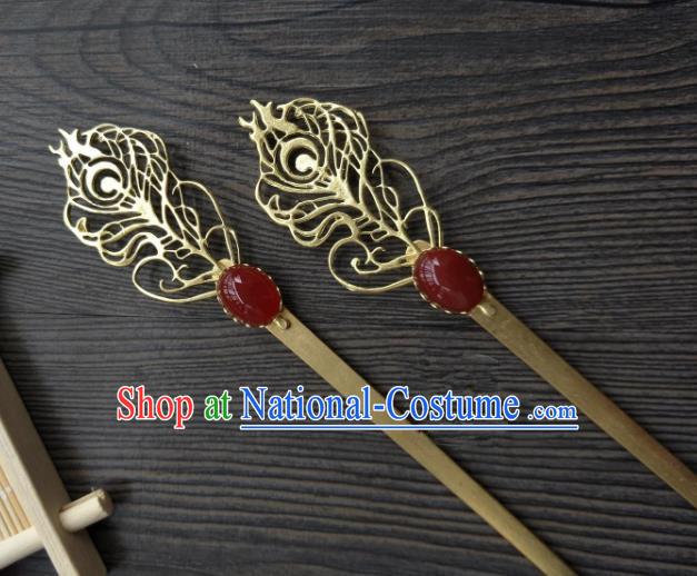 Traditional Handmade Chinese Ancient Classical Hair Accessories Bride Wedding Barrettes Empress Phoenix Coronet Hairpins