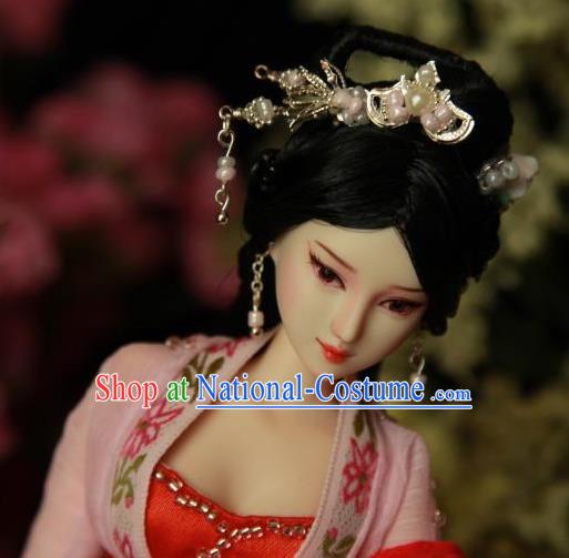 Traditional Handmade Chinese Hair Accessories Tang Dynasty Princess Headwear, China Ancient Imperial Concubine Hairpins