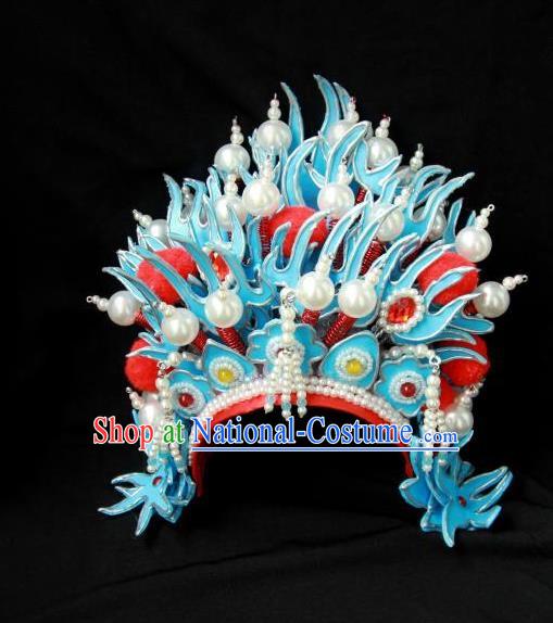 Traditional Handmade Chinese Wedding Hair Accessories Headwear, Ancient Chinese Bride Phoenix Coronet Headpiece