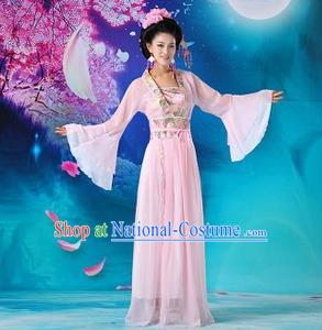 Traditional Ancient Chinese Palace Lady Costume, Asian Chinese Tang Dynasty Princess Fairy Green Dress Clothing for Women