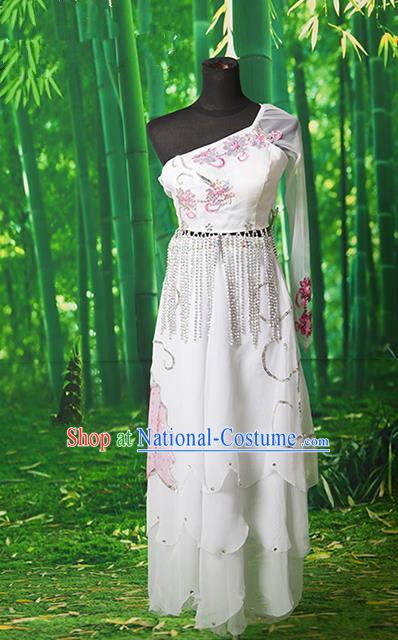 Traditional Ancient Chinese Palace Lady Dance Costume, Asian Chinese Tang Dynasty Fairy Dress Clothing for Women