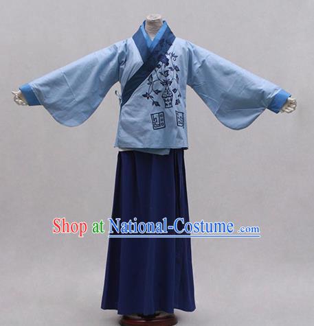 Traditional Ancient Chinese Nobility Lady Hanfu Costume, Asian Chinese Ming Dynasty Embroidered Dress Clothing for Women