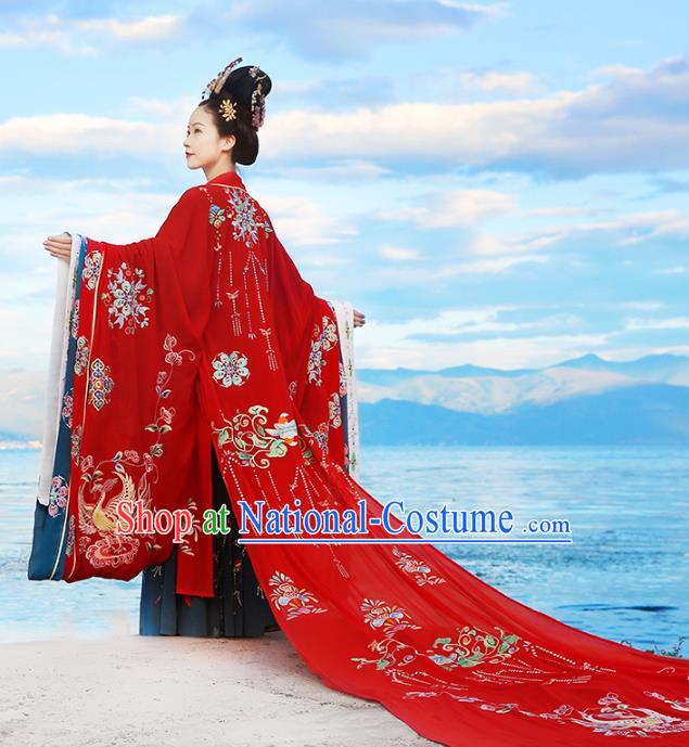 Ancient Chinese Costume hanfu Chinese Wedding Dress Tang Dynasty princess Clothing