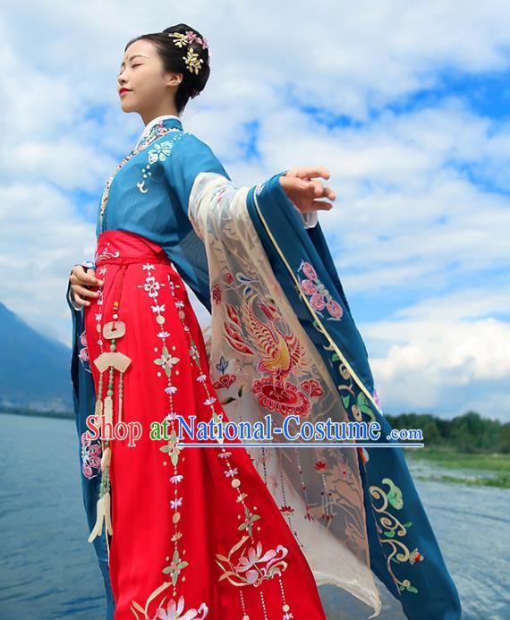 Ancient Chinese Costume hanfu Chinese Wedding Dress Tang Dynasty princess Clothing