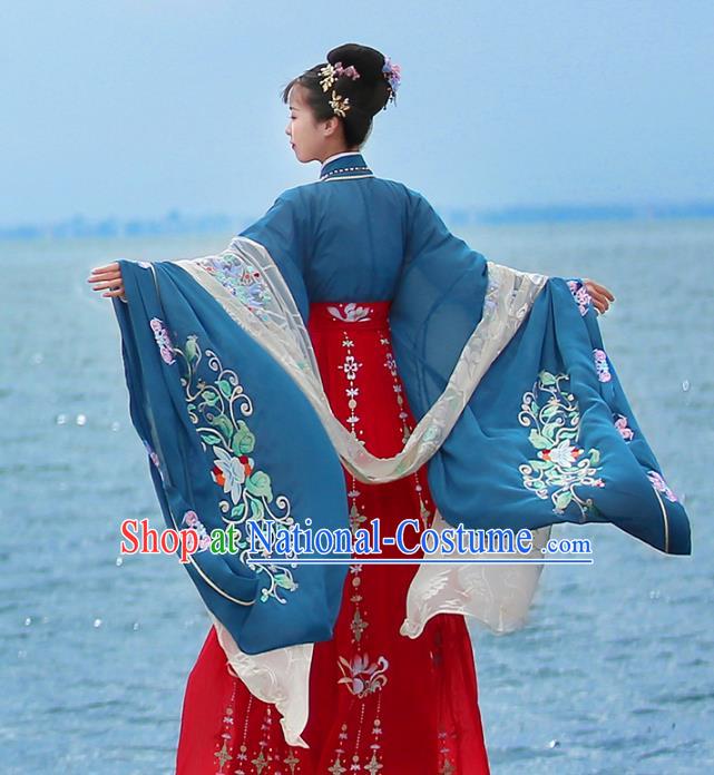 Ancient Chinese Costume hanfu Chinese Wedding Dress Tang Dynasty princess Clothing