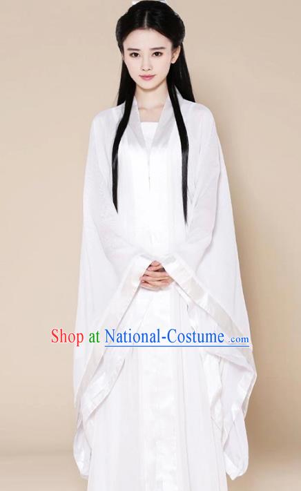 Traditional Ancient Chinese Tang Dynasty Swordswoman Costume, Elegant Hanfu Clothing Chinese Palace Lady Fairy Dress Little Dragon Maiden Clothing