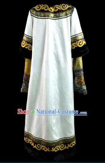 Traditional Chinese Mongol Nationality Dance Costume Mongols Folk Dance Robe Mongolian Minority  Costume and headwear