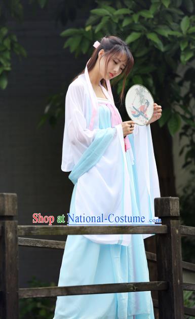 Traditional Ancient Chinese Tang Dynasty Imperial Princess Hanfu Costume, Chinese Fairy Palace Lady Elegant Dress Clothing