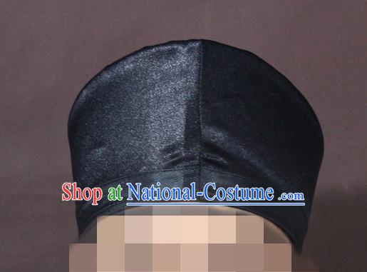 Traditional Chinese Beijing Opera Taoist Black Hats Headband for Men