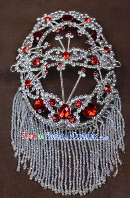 Traditional China Beijing Opera Actress Hair Accessories Hairpins, Chinese Peking Opera Diva Head-Ornaments Headwear