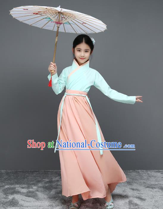 Traditional Chinese Ming Dynasty Children Costume, China Ancient Scholar Clothing for Kids