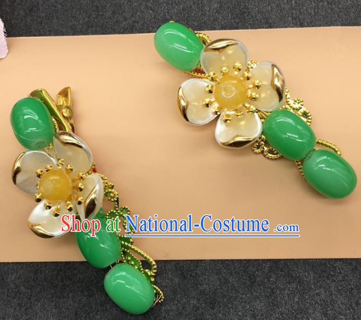 Traditional Handmade Chinese Ancient Classical Hair Accessories Hanfu Hairpins Jade Hair Stick for Kids