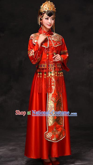 Traditional Ancient Chinese Costume Chinese Style Wedding Dress Ancient Tang Dynasty hanfu princess Clothing