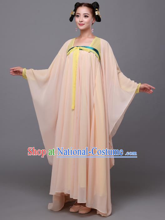 Traditional Chinese Tang Dynasty Court Maid Costume, China Ancient Palace Princess Hanfu Dress Clothing for Women