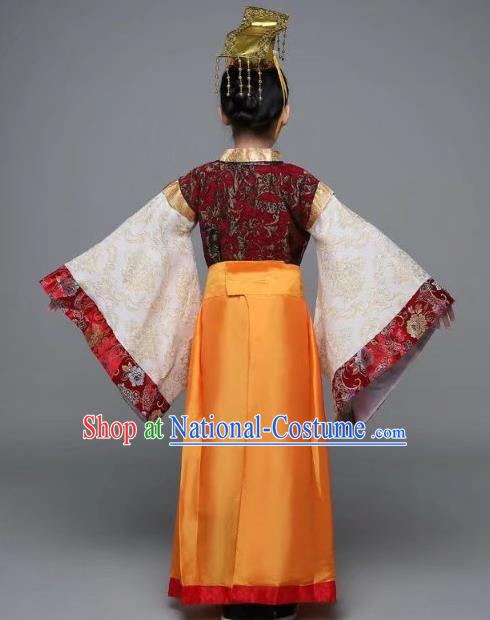 Traditional Ancient Chinese Costume Chinese Style Wedding Dress Ancient Tang Dynasty hanfu princess Clothing