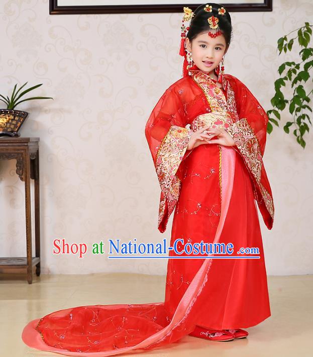 Traditional Ancient Chinese Costume Chinese Style Wedding Dress Ancient Tang Dynasty hanfu princess Clothing