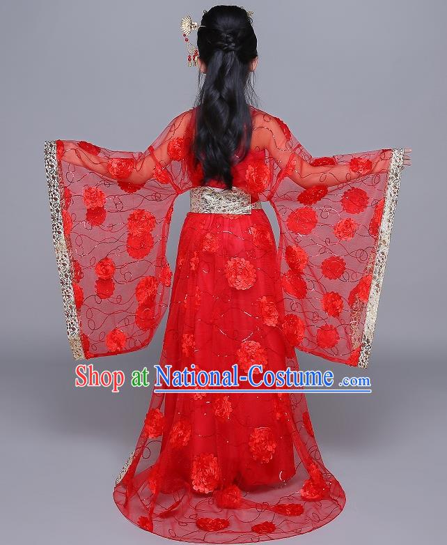 Traditional Ancient Chinese Costume Chinese Style Wedding Dress Ancient Tang Dynasty hanfu princess Clothing