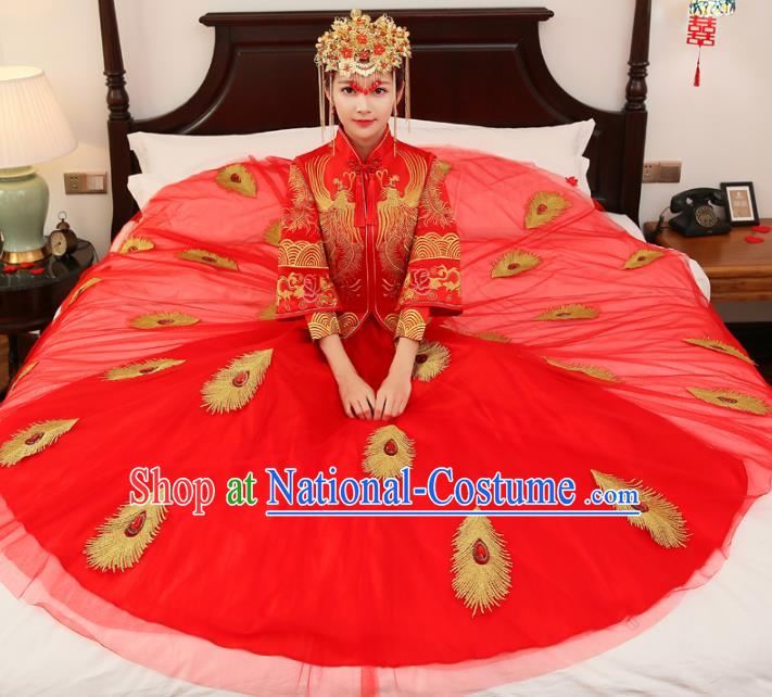 Traditional Ancient Chinese Costume Chinese Style Wedding Dress Ancient Tang Dynasty hanfu princess Clothing