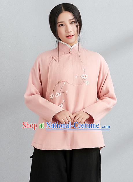 Traditional Ancient Chinese Young Women Cheongsam Dress Republic of China Tangsuit Stand Collar Blouse Dress Tang Suit Clothing