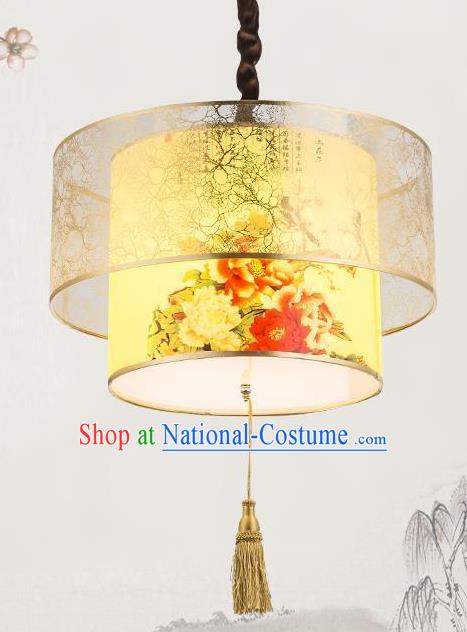 Traditional Chinese Handmade Scaldfish Palace Lantern China Ceiling Palace Lamp