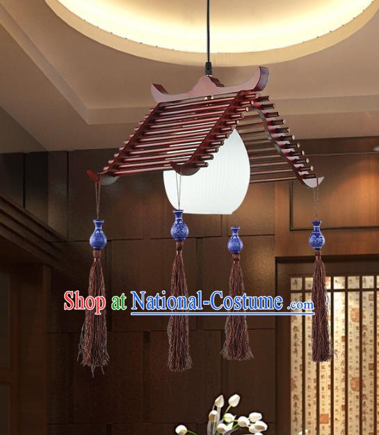 Traditional Chinese Handmade Wood Palace Lantern China Ceiling Palace Lamp