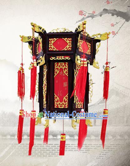 Traditional Chinese Handmade Red Sheepskin Ceiling Lantern Classical Palace Lantern China Palace Lamp