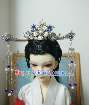 Traditional Handmade Chinese Tang Dynasty Imperial Consort Hair Accessories Headwear for Women