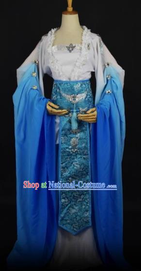 Traditional Chinese Ancient Princess Hanfu Costume Han Dynasty Palace Lady Dress Clothing for Women