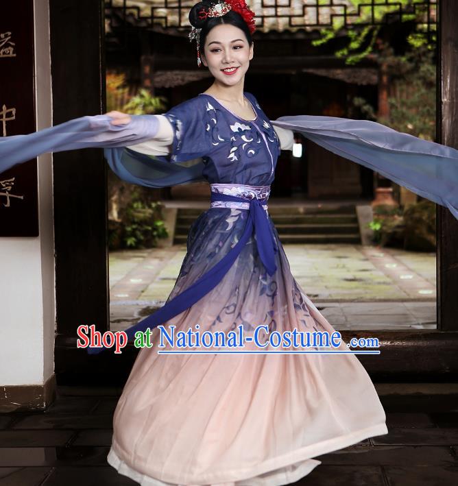 Traditional Ancient Chinese Costume Chinese Style Wedding Dress Ancient Tang Dynasty hanfu princess Clothing