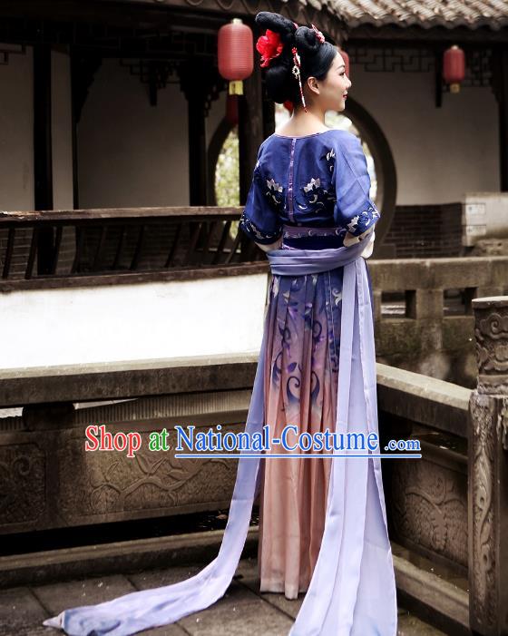 Traditional Ancient Chinese Costume Chinese Style Wedding Dress Ancient Tang Dynasty hanfu princess Clothing