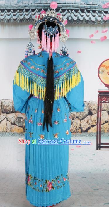 Traditional China Beijing Opera Costume Gifted Scholar Embroidered Robe and Hat Ancient Chinese Peking Opera Embroidery Clothing